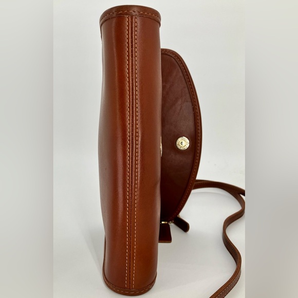 Vintage COACH Brown #9945 Sterling Clutch Leather Bag - Picture 6 of 12